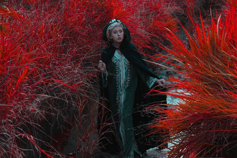 Elven-inspired gown