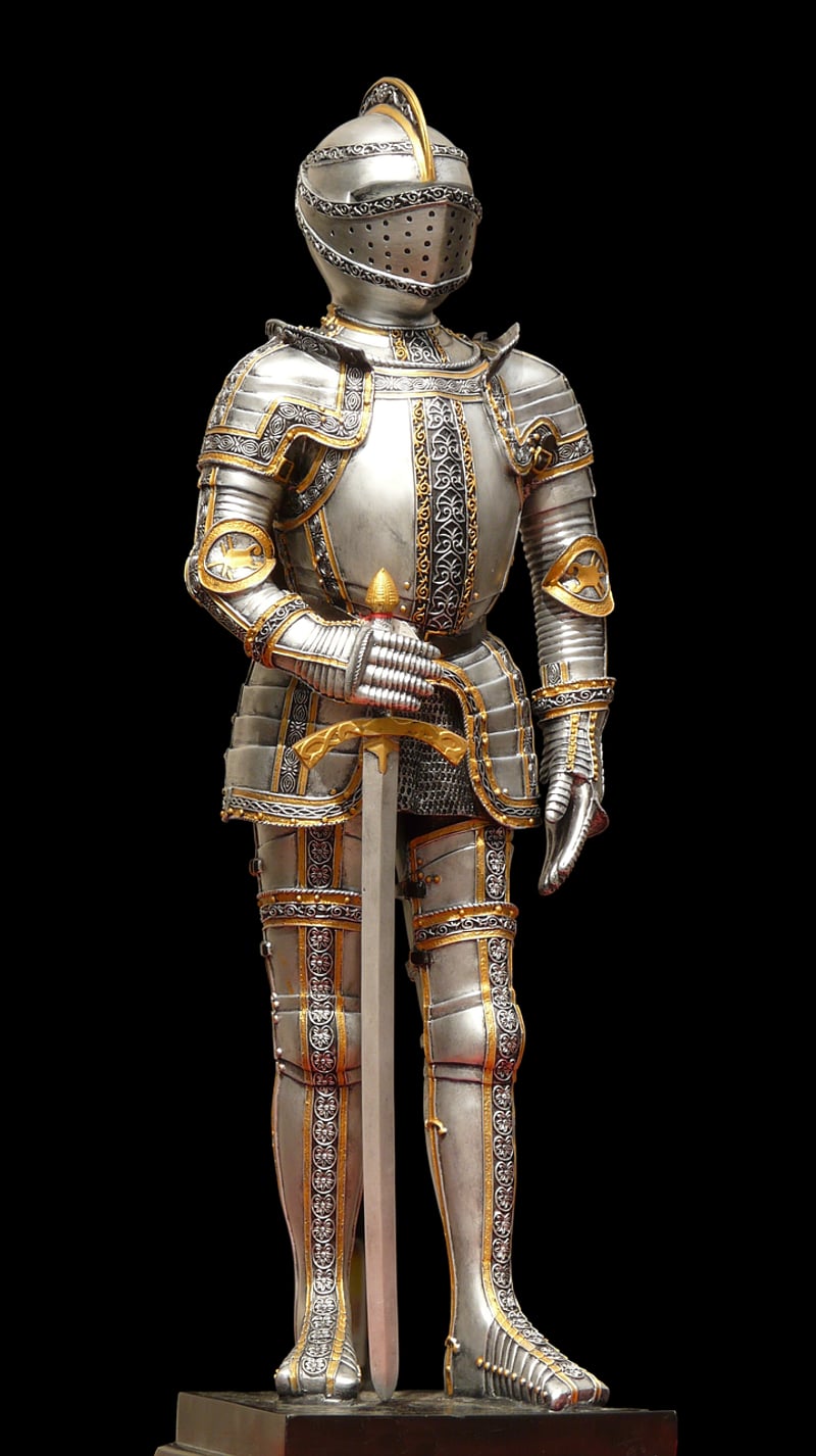 Medieval knight armor